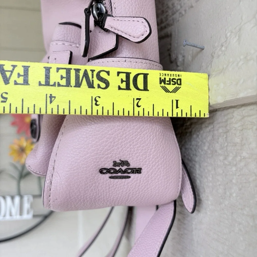 Coach Campus 23 Aurora Pink Pebbled Leather 10